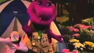 Barney Builds a Campfire