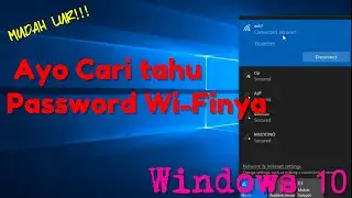 cara cek password wifi windows 10 [MUDAH DAN CEPAT]