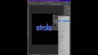 Stroke Text Effect - Short Photoshop Tutorial 