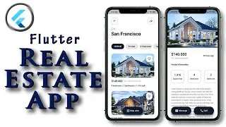 Real Estate App UI - Flutter Tutorial - App from Scratch