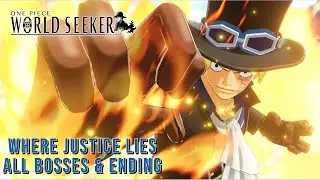 One Piece: World Seeker - Where Justice Lies DLC | All Bosses & Ending