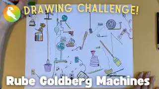 How to draw a Rube Goldberg Machine