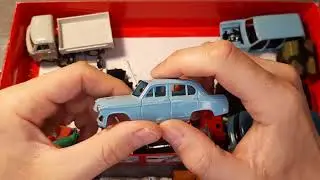 Box with spare parts from USSR models/Scale models 