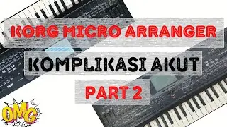 Service Korg Micro Arranger KOMPLIKASI akut PART 2