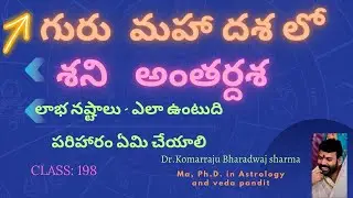 198 How is Shani Antardasha in Guru Maha Dasha?