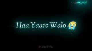 HAA YAARO WALO | @IshfaqKawa |Ishfaq kawa new song status | JaSuu official