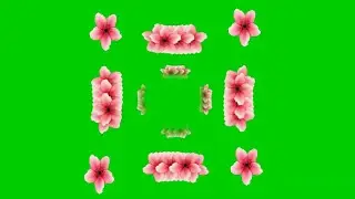 New green screen flower effect 2020