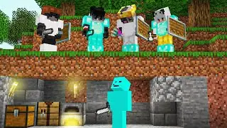 MIECKI vs 4 ŁOWCÓW - MECZ OTWARCIA! (minecraft manhunt)