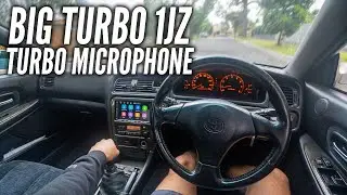 450HP 1JZ-GTE Toyota Chaser Exhaust & Turbo Mic *INSANE SOUND*