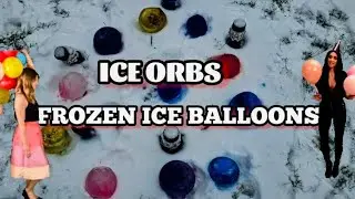 Winter Crafting: Frozen Ice Marbles