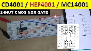{1038} CD4001 Quad 2-Input NOR Gate CMOS