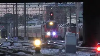 ЭП2к-207 c фирменным поездом №22 "Ульяновск" Москва - Ульяновск