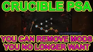 POE - Removing Bad Crucible Mods Is Possible, The UI For It Is Bad - 3.21 Crucible - Path Of Exile