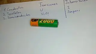 #1 Tensiunea si Intensitatea. Curentul electric