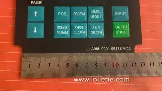 A98L-0001-0518#M 02 A98L-0001-0518#M02 CNC HMI Membrane Keypad buttons