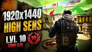 1920x1440 | HIGH SENS | CS2 Faceit lvl 10 (2000 elo)