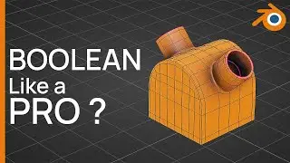 How To Boolean Curved Surfaces? | Blender Beginner Topology Tips!