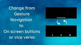 How to change system navigation (gesture to buttons) in Motorola Edge 20 Fusion // Tips and Tricks