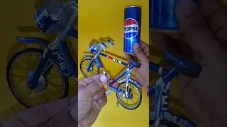 Make an amazing mini bike with can/#shorts #minibike #minibicycle