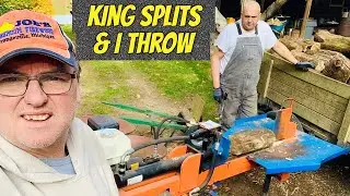 FIREWOOD | Splitting half cord into the 