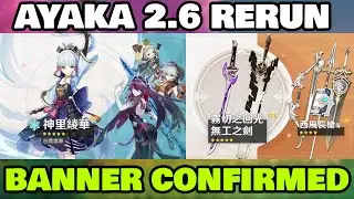 AYAKA 2.6 RERUN BANNER, 4 STARS + WEAPON BANNER - [GENSHIN IMPACT]