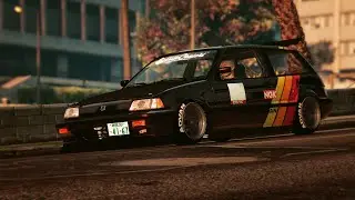 GTA V | honda civic 3G kanjo showcase (pc mod)