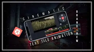 Cinematic Text Tittle Animation || Brand New Tutorial || 