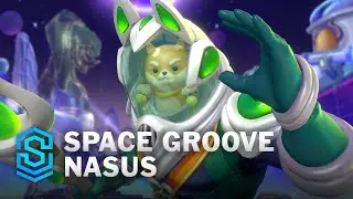 Space Groove Nasus Wild Rift Skin Spotlight