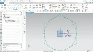 NX 2019 | Sketch Komutları -Polygon