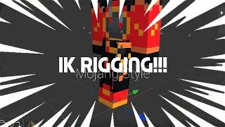 Minecraft Rig Prisma 3d Mojang Style/Promo Style With Ik rigging!!!!