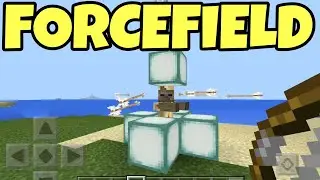FORCEFIELD IN MCPE // minecraft pe trick [Minecraft PE 1.1.3]
