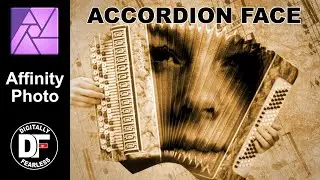 Accordion Face Photo Manipulation, Affinity Photo tutorial
