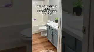 Painting my bathroom vanity for FREE