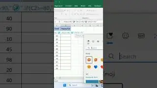 Create a happy 😊 score set in excel #exceltricks #excel