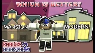 Mansion? Or Modern House? Roblox Highschool 2 Showcase!