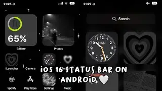 How To Get iOS Status Bar On Android (No Double Status Bar) || iOS 16 Status Bar On Android