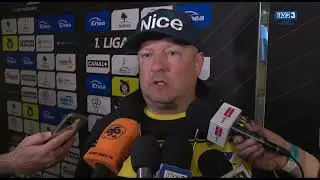 "Myślałem że 40 punktów zrobimy"- T. Bajerski po meczu w Zielonej Górze - 12.05.2023r.