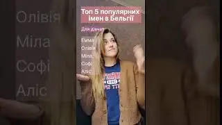 Популярні імена в Бельгії...