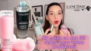 Advanced Génifique de Lancome y Tónico Confort de Ácido Hialurónico
