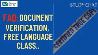 FAQs: Document Verification, Certification, Free Language Class