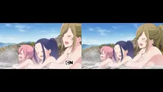 Yuru Camp (EP05) censorship on Cartoon Network Latin America