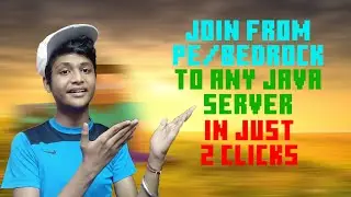 HOW TO JOIN FROM PE/BEDROCK TO ANY JAVA SERVER IN  JUST 2 CLICKS