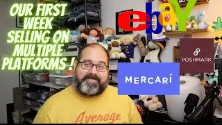 Our first week selling on multiple platforms! How did we do??