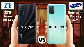 ZTE Axon 20 5G vs Samsung Galaxy A71