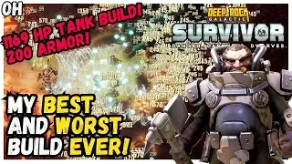 My BEST And WORST Build At The Same Time! Deep Rock Galactic Survivors!