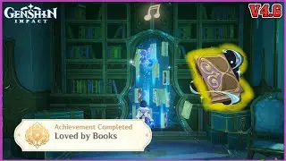 Loved by Books | All 8 Grimoires & bookshelves | Hidden Achievement | v4.6 Guide | Genshin Impact