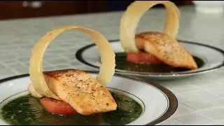 Sorprende a tu pareja! (Salmón al Pesto de Cilantro)
