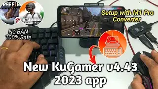 KuGamer 2023 Updated 🔥M1 Pro Keyboard Mouse Converter🔥Play Free Fire/BGMI with Keyboard & Mouse