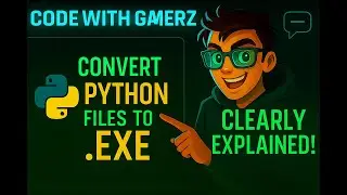 Convert Python to .EXE Easily! | Step-by-Step Tutorial for Beginners | Code with Gamerz