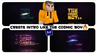 How to create Intro like The Cosmic boy || The cosmic boy